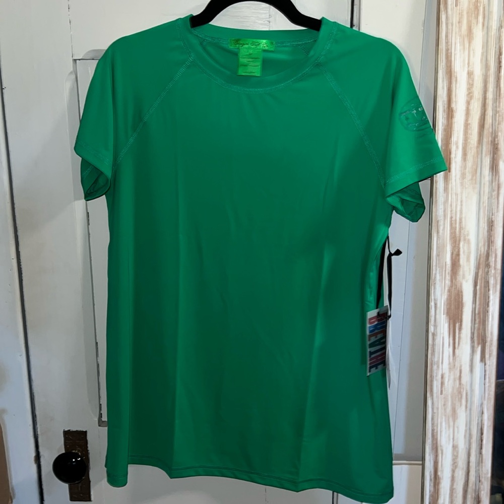 NWT Cowgirl Tuff Breathe Short Sleeve Raglan Baseball Tee
